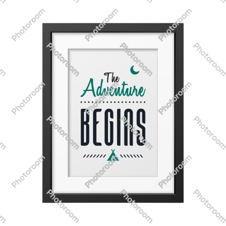 The adventure begins Framed poster